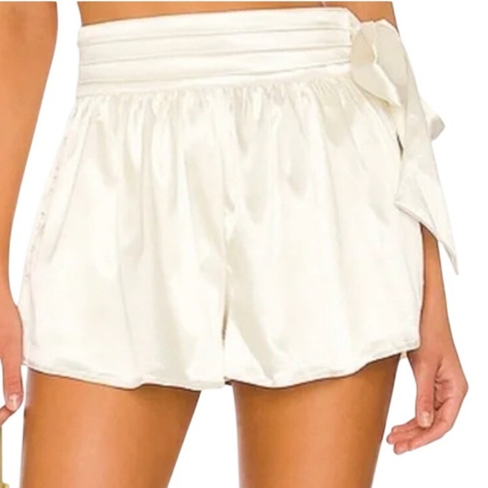 MAJORELLE SATIN  PLEATED  TIE SHORT SIZE M ‎ REVOLVE